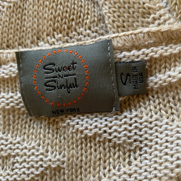 Cream ivory lightweight knot tank top - Picture 3 of 3